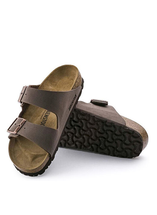Birkenstock Kahverengi Kadın Deri Terlik 2