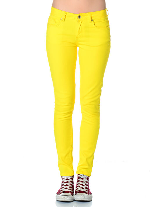 T-Box Sarı Kadın Pantolon 51TUR LADY (K) PAN 2