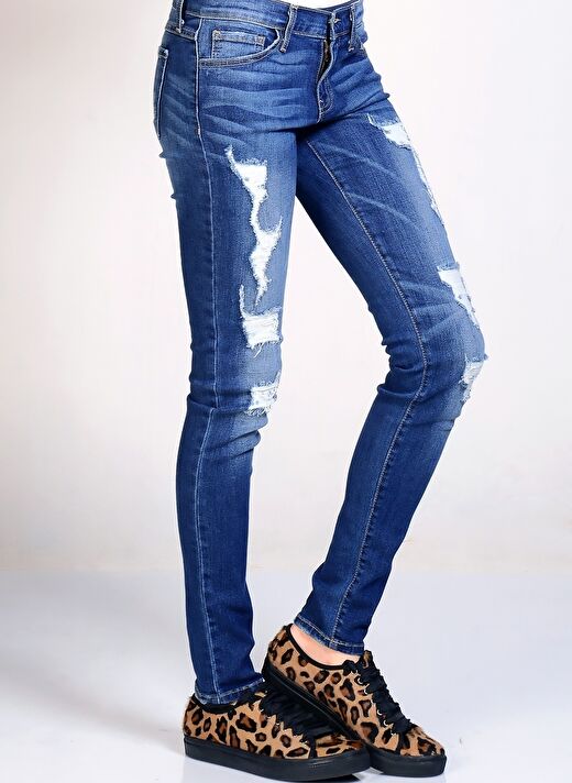 Flying Monkey Eskitme Tasarımlı Jean 1