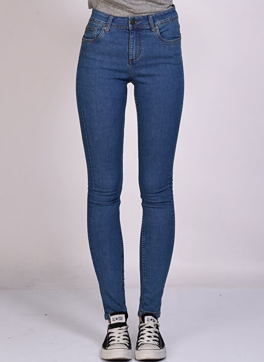 Adpt   Açık Mavi Kadın Denim Pantolon 80000519 2