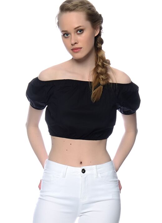 Black Pepper Siyah Kadın Bluz 61DIN BLK828 3
