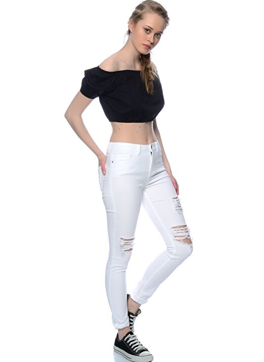 Black Pepper Siyah Kadın Bluz 61DIN BLK828 2