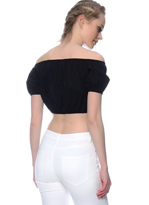 Black Pepper Siyah Kadın Bluz 61DIN BLK828 4