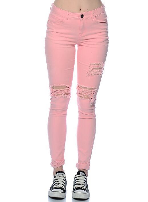 Black Pepper Açık Pembe Kadın Pantolon 3