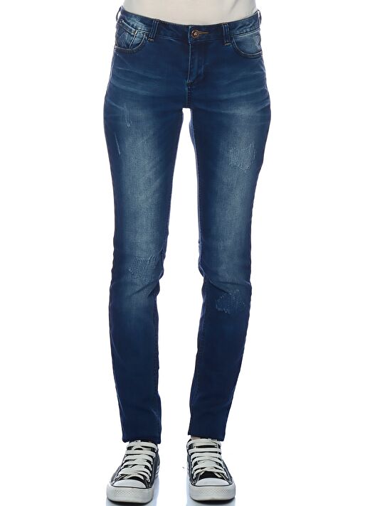 Broadway Koyu Mavi Denim Pantolon 2