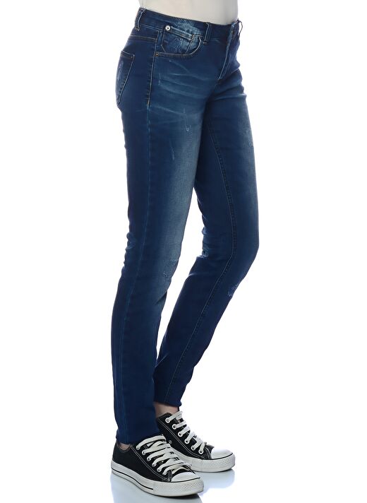 Broadway Koyu Mavi Denim Pantolon 3