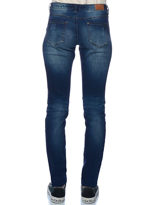 Broadway Koyu Mavi Denim Pantolon 4