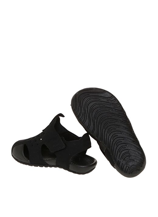  Siyah - Gri - Gümüş Erkek Bebek Sandalet 943827-001 SUNRAY PROTECT 2 (TD) 3