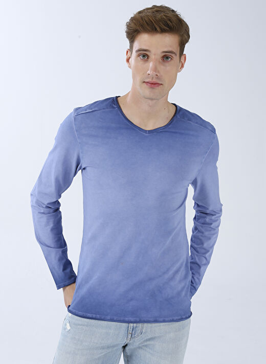T-Box Koyu Lacivert Erkek Sweatshirt 62LAR MATT (E) SW 2