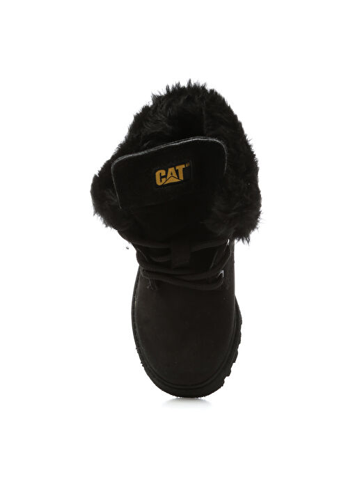 Caterpillar Siyah Kız Çocuk Süet + Deri Bot 015F101079 UTAH FUR WP 4