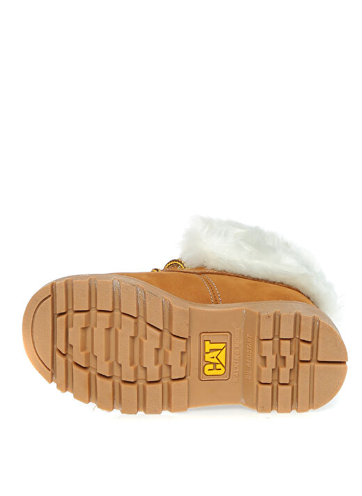 Caterpillar Utah Fur Waterproof Sarı Kız Çocuk Bot 3