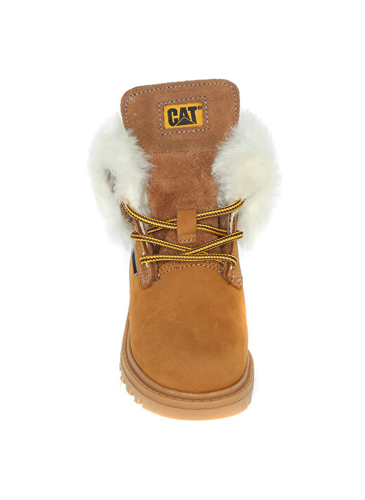 Caterpillar Utah Fur Waterproof Sarı Kız Çocuk Bot 4