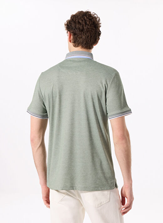 Fabrika Comfort Yeşil Erkek Polo Yaka Regular Fit Polo T-Shirt CM DS 01 02 4