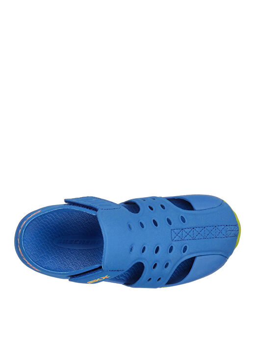 Skechers Mavi - Yeşil Erkek Çocuk Sandalet 92330N BLLM SIDE WAVE 2