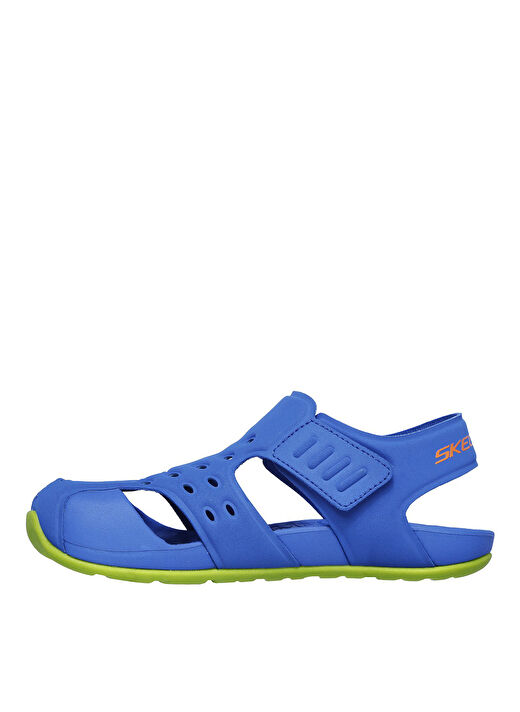 Skechers Mavi - Yeşil Erkek Çocuk Sandalet 92330N BLLM SIDE WAVE 4