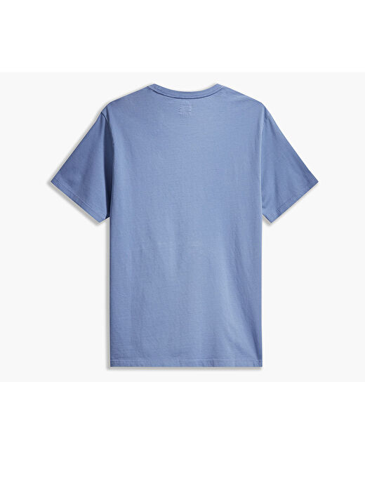 Levis 56605-0079 Ss Original Hm Tee Bisiklet Yaka Pamuklu Mavi Erkek T-Shirt 4