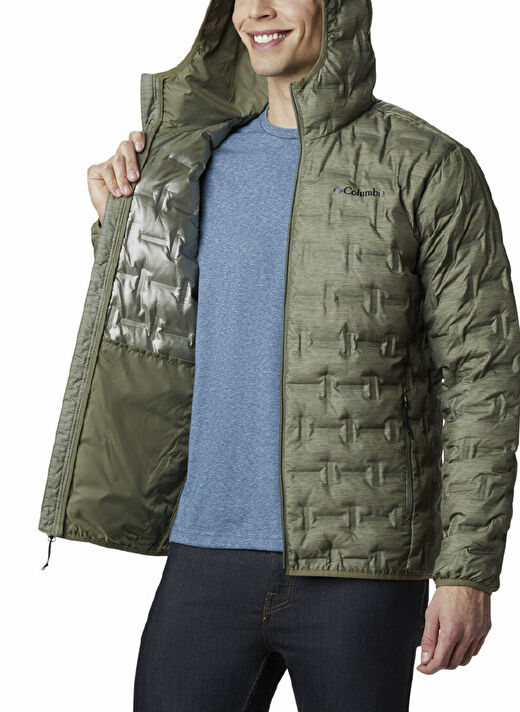 Discovery Expedition Bej Erkek Kapüşonlu Basic Kapitone Puffer Yelek D3WM-YLK2  1