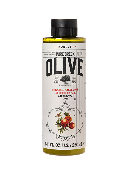Korres Olive & Pomegranate 250 ml  Duş Jeli 1