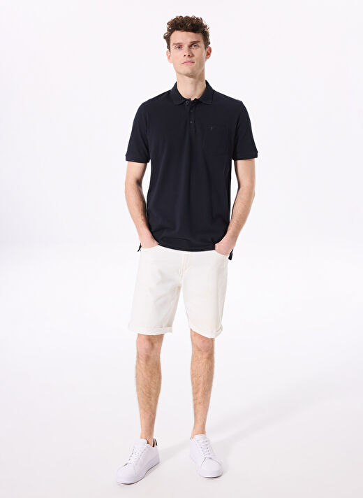 Fabrika Comfort Lacivert Erkek Basic %100 Pamuk Polo T-Shirt CM NOBRO K CEPLI 2