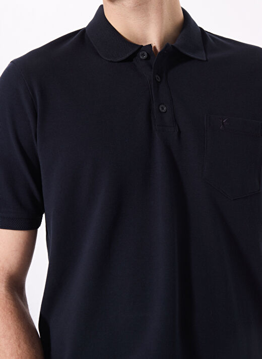Fabrika Comfort Lacivert Erkek Basic %100 Pamuk Polo T-Shirt CM NOBRO K CEPLI 4