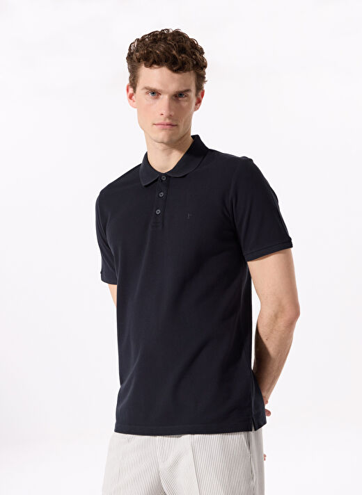 Fabrika Comfort Lacivert Erkek Basic %100 Pamuk Polo T-Shirt CM NOBRO K CEPSIZ 2