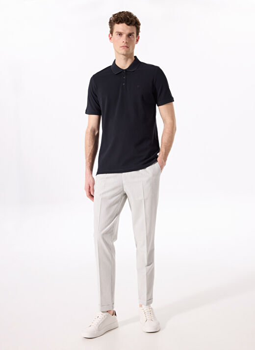Fabrika Comfort Lacivert Erkek Basic %100 Pamuk Polo T-Shirt CM NOBRO K CEPSIZ 3