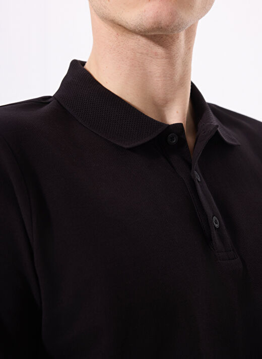 Fabrika Comfort Basic Siyah Erkek %100 Pamuk Polo T-Shirt - CM NOBRO K CEPSIZ 4