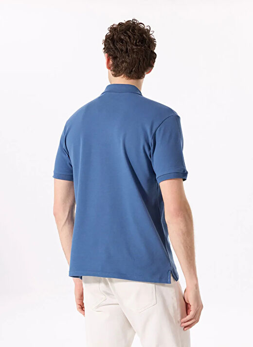 Fabrika Mavi Erkek Basic Düz Polo T-Shirt LEGOLAS Y 4