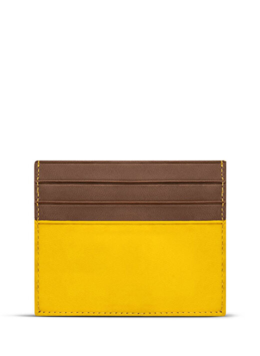 Case Look Sarı-Kahverengi Kadın Kartlık CL01-06 2