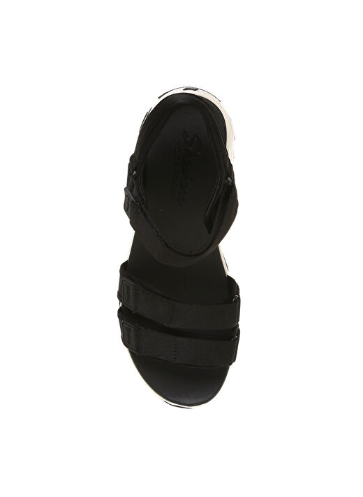Skechers Siyah-Beyaz Kadın Sandalet 31514 BLK D'LITES - FRESH CATCH 4
