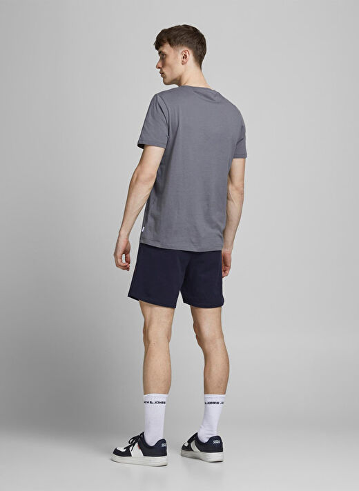 Jack & Jones 12182595_Jji Shark NormalBel Düz Lacivert Erkek Şort 3
