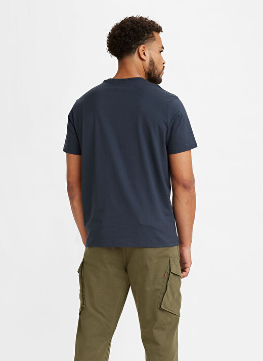 Levis Erkek Lacivert Bisiklet Yaka T-Shirt 2