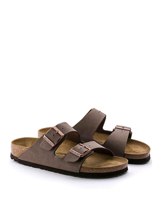 Birkenstock Kahverengi Erkek Nubuk Terlik ARIZONA BF NUBUK 4