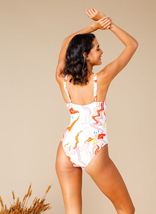 Shikka KIERRA SWIMSUIT    Kırmızı Kadın Mayo 4