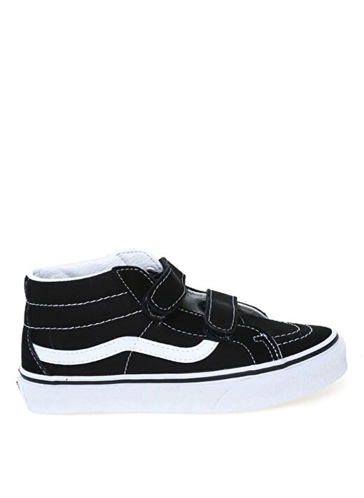Vans VN00018T6BT1 SK8-Mid Reissue V Siyah Deri Erkek Çocuk Yürüyüş Ayakkabısı 1