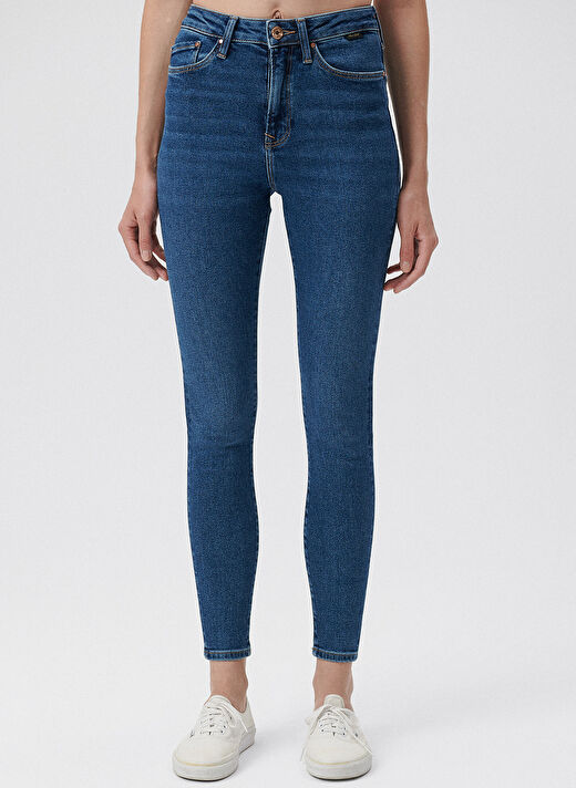 Mavi SERENAY Koyu Mavi Kadın Super Skinny Denim Pantolon 100980-33687 3