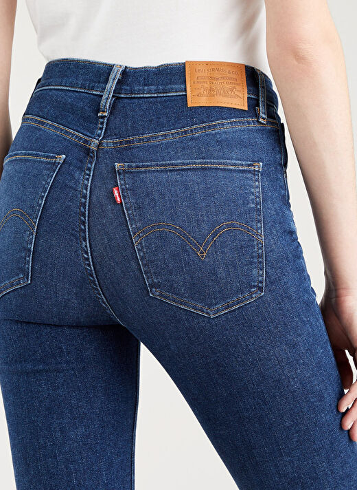 Levis İndigo Kadın Yüksek Bel Çok Dar Denim Pantolon MILE HIGH SUPER SKINNY ROME IN CASE 3