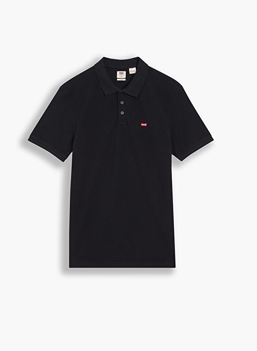 Levis Bisiklet Yaka Relaxed Düz Siyah Erkek Polo T-Shirt A2085-0000 3