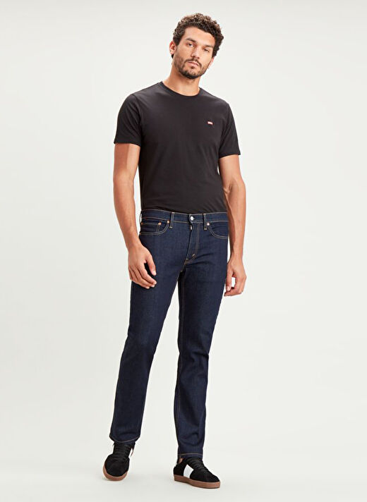Levis 514 Straight Fit Lacivert Yüksek Bel Erkek Denim Pantolon DARK HOLLOW LOCAL  3