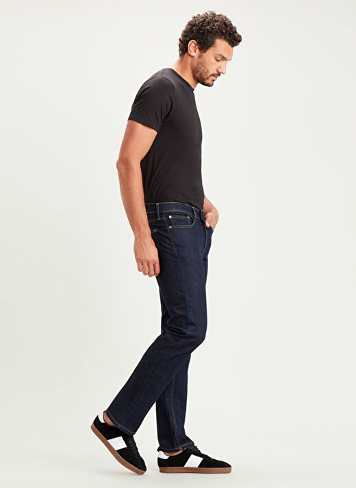 Levis 514 Straight Fit Lacivert Yüksek Bel Erkek Denim Pantolon DARK HOLLOW LOCAL  4