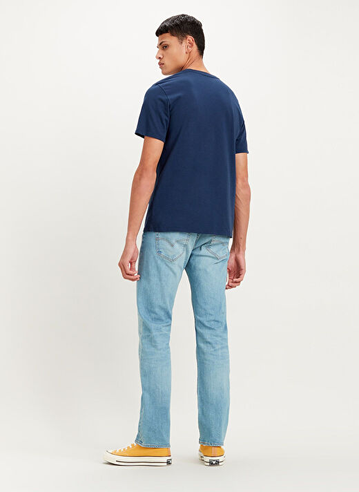 Levis Bisiklet Yaka Mavi Erkek T-Shirt SS CLASSIC HM TEE TR DRESS BLUES 4