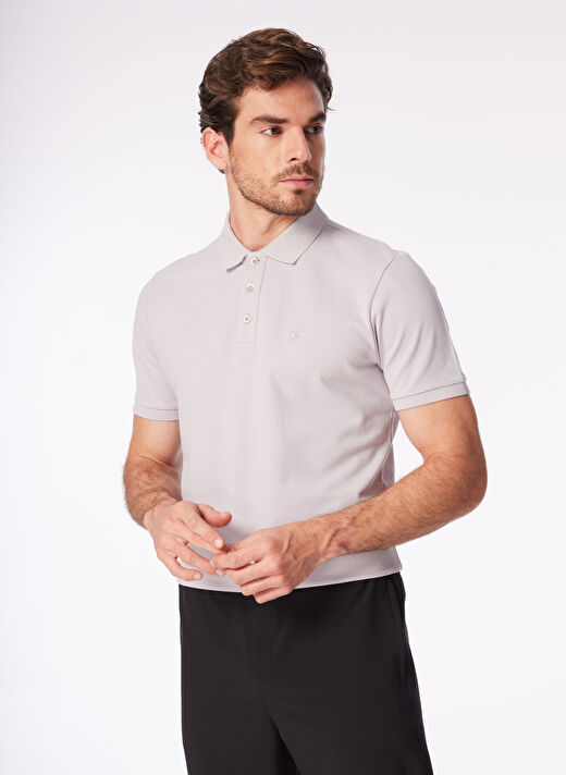 Fabrika Comfort Lila Erkek Polo Yaka Basic Polo T-Shirt CM NOBRO K CEPSIZ 3