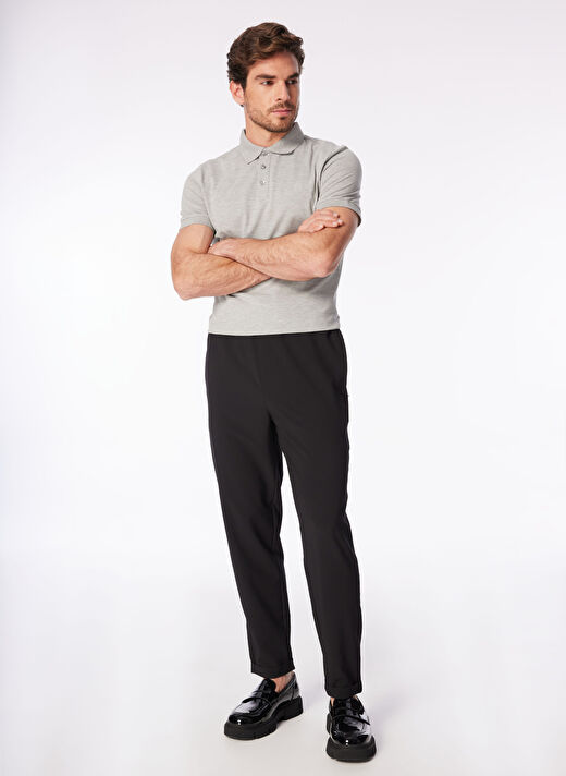 Fabrika Gri Erkek Regular Fit Polo T-Shirt LEGOLAS Y   2