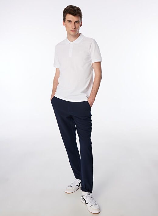 Fabrika Beyaz Erkek Regular Fit Polo T-Shirt BORAMIR-Y   2