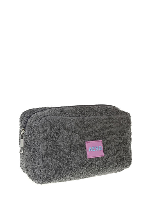 Aeropostale Gri Kadın Makyaj Çantası WOOL-LOVET 2