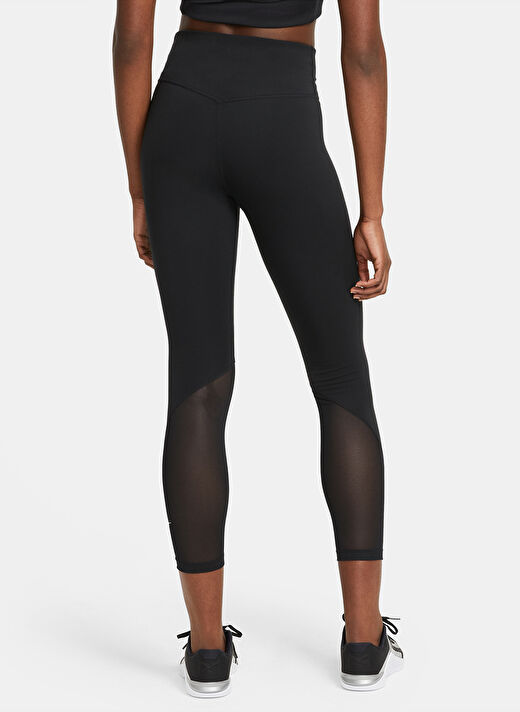 Nike Siyah Kadın Tayt DD0249-010 NK ONE DF MR 7/8 TGT   3