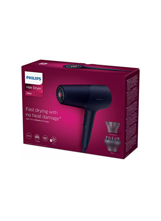 Philips BHD510/00 5000 SeriesThermoShield İyonik 2300W Saç Kurutma Makinesi 4
