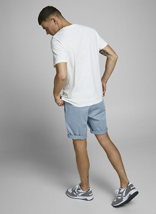 Jack & Jones Açık Mavi Erkek Normal Kalıp Şort 12165604_JPSTBOWIE JJSHORTS SOLID 2
