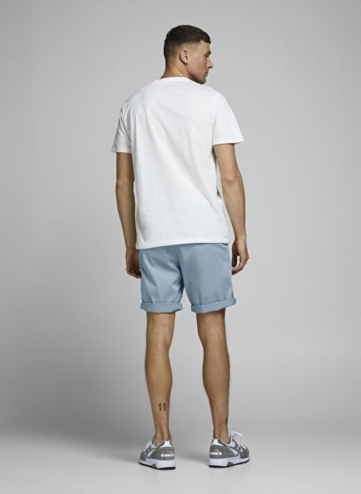 Jack & Jones Açık Mavi Erkek Normal Kalıp Şort 12165604_JPSTBOWIE JJSHORTS SOLID 3