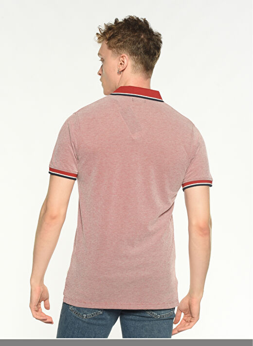 Jack & Jones Düz Koyu Kırmızı Erkek Polo T-Shirt 12169064_JPRBLUWIN POLO SS 3